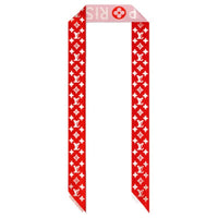 LOUIS VUITTON Silk Silk Scarves Women's Red