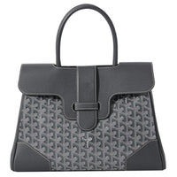 GOYARD Saigon Canvas With Leather Saigon Tote Handbag, Shoulder Bag Large Size Unisex Gray