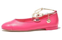 CHANEL Casual Single Shoes 2cm Women's Pink