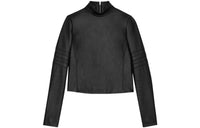 SAINT LAURENT Leather Jackets Women's Black
