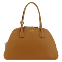 PRADA Cow Leather Shoulder Bag Regular Women's Caramel