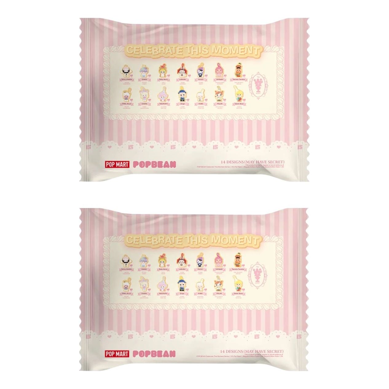 Pop Mart Pop Bean Celebrate This Moment Figures Sealed Packs (2 Blind Packs) PPMT-2510-0030-985872570