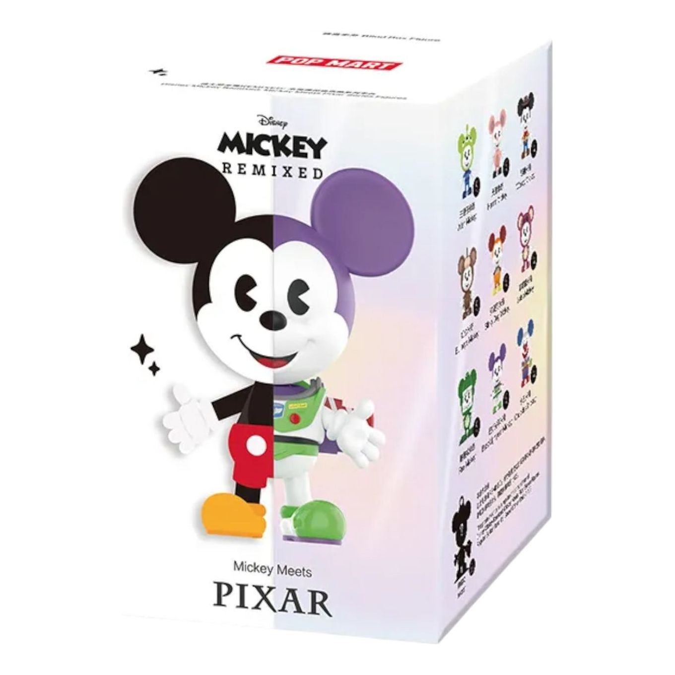 Pop Mart Disney Mickey Remixed Mickey Meets Pixar Series Figures Sealed Case (1 Blind Box) PPMT-2510-0032-985763158