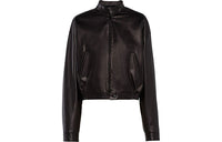 PRADA FW21 Leather Jacket Women's Black