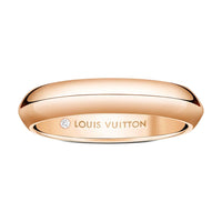 LOUIS VUITTON Lv Diamonds 4mm Band Pink Gold