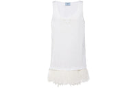 PRADA SS22 Sleeveless Dress Women's White