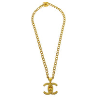 CHANEL 1997 Cc Turn lock Necklace