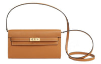 HERMES Kelly Epsom Leather Crossbody Bag, Shoulder Bag Women's