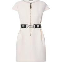 LOUIS VUITTON Wool-Silk Utility Detail Dress