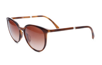 CHANEL Round Sunglasses Women's Red