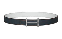 HERMES Leather Belts Women's Dark Blue