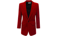 SAINT LAURENT Business Suits Coats Women's Red