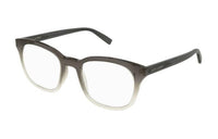 SAINT LAURENT Acetate Square Eyeglass Frames Men's Gray