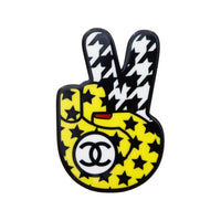 CHANEL 2016 Peace Sign Brooch