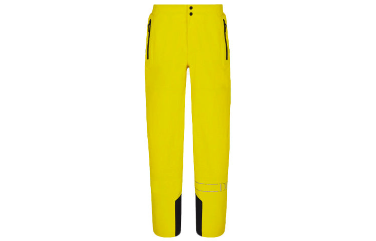 Descente X DIOR Quarterly New Products Knitted Sweatpants Men Yellow
