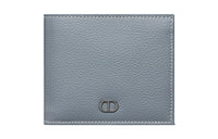 DIOR Grained Calfskin Wallet Men's Gray