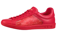 LOUIS VUITTON Luxembourg Stylish Skateboarding Shoes Men's Red