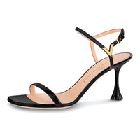 LOUIS VUITTON Blossom Strap Sandals 7.5cm Women's Black