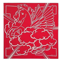 HERMES Silk Scarves Women's Red