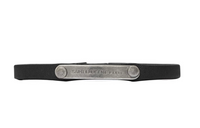 SAINT LAURENT Cow Leather Metal Bracelets Men's Black