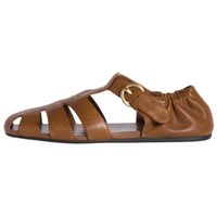 MIU MIU Roman Sandals Women's Brown