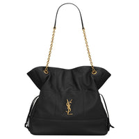 SAINT LAURENT JAMIE 4.3 Lambskin Large Shopping Bag Women's Black