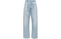 MIU MIU FW22 Jeans Women's Sky Blue