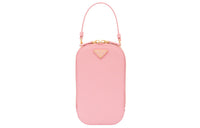 PRADA Saffiano Leather Handbag Mini Women's Petal Pink