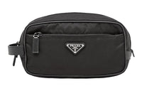 PRADA Nylon Toiletry Bag Unisex Black