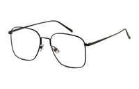 SAINT LAURENT Metal Irregular Shape Eyeglass Frames Women's Black
