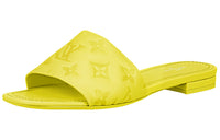 LOUIS VUITTON Revival Abrasion-Resistant Slide Slippers Women's Yellow