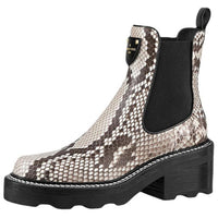LOUIS VUITTON Beaubourg Short Chelsea Boots Women's Black Umber