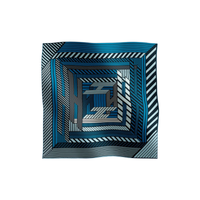 HERMES Silk Silk Scarves Men's Blue