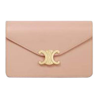 CELINE Margo Calfskin Shoulder Bag Women's Pink