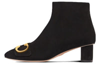 DIOR C'est Dior Ankle Boots 5cm Women's Black Gold