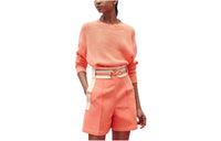 HERMES Casual Shorts Women's Pink Orange
