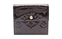 LOUIS VUITTON Monogram Vernis Wallet Women's Black