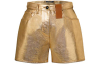 LOUIS VUITTON Denim Shorts Women's Gold