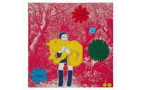 HERMES Silk Scarves Women's Red