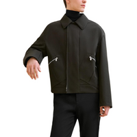 HERMES Jackets Coats Men's Dark Khaki