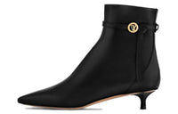 LOUIS VUITTON Ankle Boots 3.5cm Women's Black