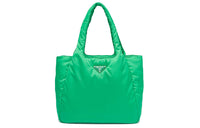 PRADA Recycled Nylon Handbag Large Size Women's Mint Green