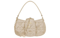 DIOR Sheepskin Portable Crossbody Bag Shoulder Bag Kids' Light Gold