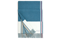 HERMES Knit Scarves Women's Sky Blue