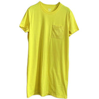 HERMES Short-Sleeved Dresses Women's Yellow