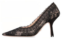 DIOR Capture High Heels 10cm Women's Black