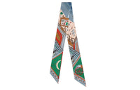 HERMES Silk Scarves Men's Multicolor