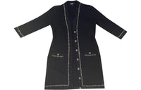CHANEL 23B 23 Fall And Winter New Collection Long Sleeved Dresses Women's Black
