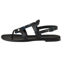 HERMES Iphigenie Strap Sandals Women's Black