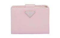 PRADA Saffiano Leather Wallet Small Size Women's Pink